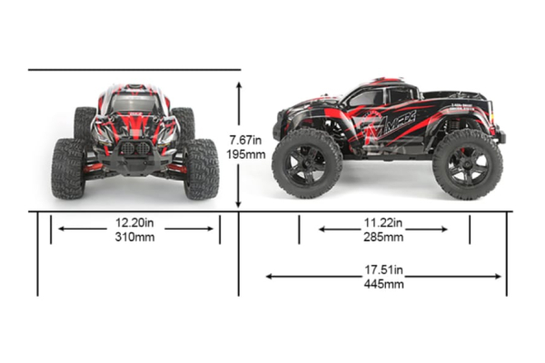 Remo Hobby M Truck 1031 Monster Truck 1/10 Remo Hobby M Max радіокерована машинка