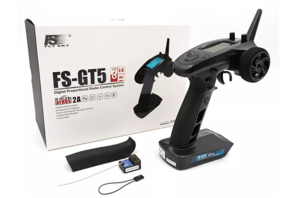 FLYSKY FS-GT5 GT5 2,4G 6CH AFHDS 2A — апаратура керування FLYSKY