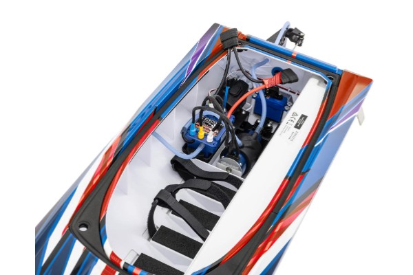 Traxxas Spartan SR 6S High Performance Brushless RTR Race Boat (103076-4 Red) w/TQi 2.4GHz Radio & TSM радіокерований човен