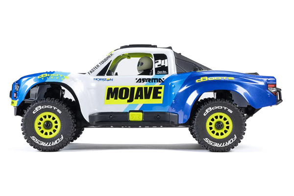 Arrma Mojave Grom MEGA 4WD 380 Brushed 1/16 Electric Desert Truck RTR (2104T2 Blue/White) радіокерована машинка