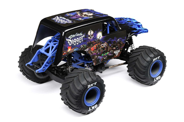 Losi 1/18 Mini LMT 4X4 Brushed RTR Monster Truck Battery & Charger Машинка на радіоуправлінн