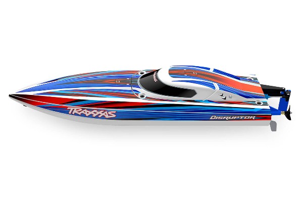 Traxxas Disruptor VXL 4S High-Performance Electric Brushless RTR Race Boat (106064-4 BLUE) радіокерований човен