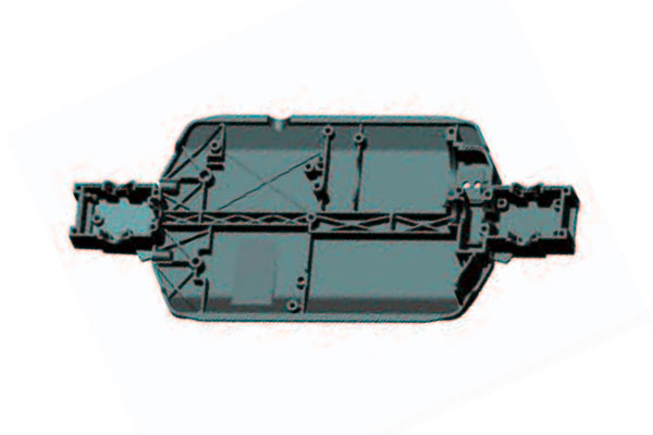 Шасі Remo Hobby P2568 нижня дека Remo Hobby 1/16