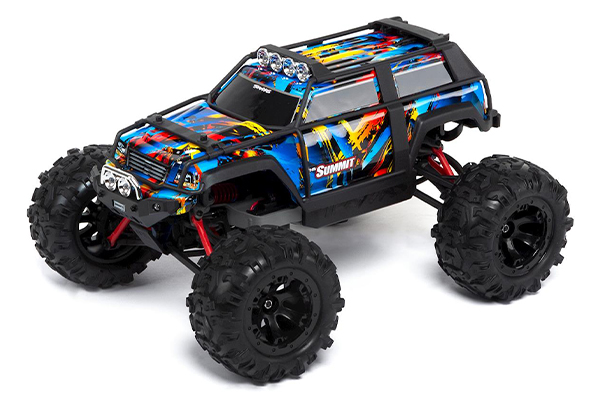(Копія)Traxxas Summit 1/16 4WD RTR Monster Truck Battery, Charger & LEDs Rock n Roll радіокерована машинка