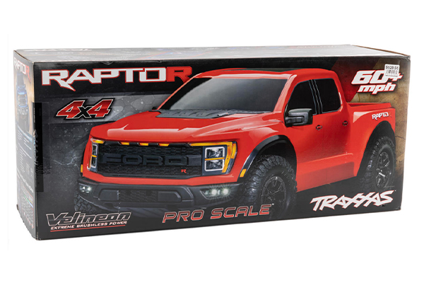 Traxxas Ford Raptor R 4×4 VXL Brushless RTR 1/10 4WD Truck 101076-4 Машинка на пульті (Red)