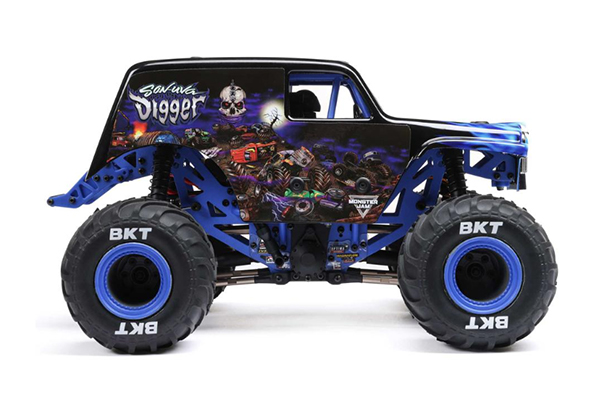 Losi 1/18 Mini LMT 4X4 Brushed RTR Monster Truck Battery & Charger Машинка на радіоуправлінн