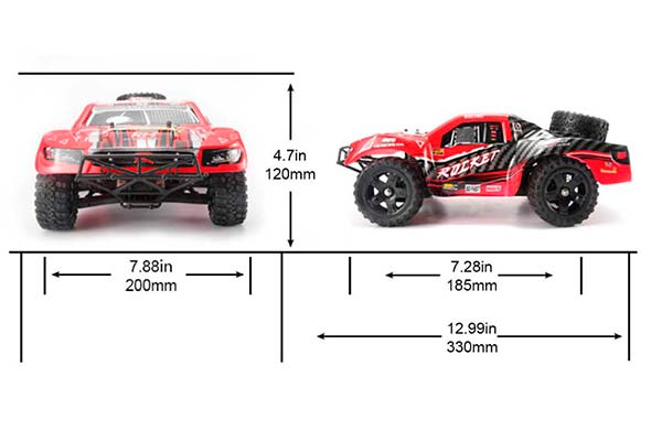 Remo Hobby Rocket 1621 Short Course 4WD 1/16 радіокерована машинка