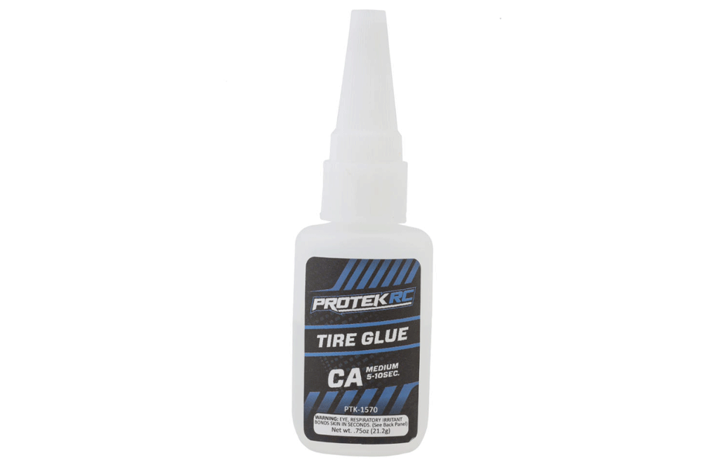 Клей для шин ProTek RC CA Tire Glue w/Glue Tip середній (21,2 г) для радіокерованих моделей