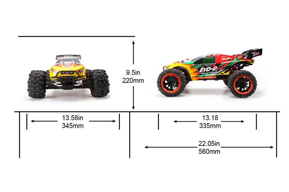 Remo Hobby EVO-R 8065 1/8 Truggy RTR радіокерована машинка