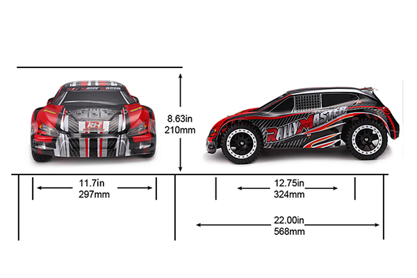 Remo Hobby RALLY MASTER 8081 4WD 1/8 RTR радіокерована машинка