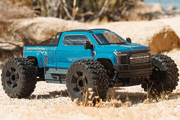 Arrma Big Rock 4X4 V4 223S DSC 1/10 RTR Brushless 4WD Monster Truck (4312V4T3 Blue) радіокерована машинка
