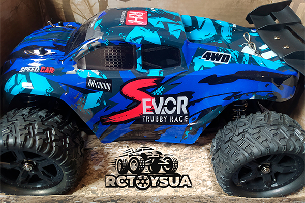 Remo Hobby Sevor V2 1661 Truggy 4WD 1/16 RTR радіокерована машинка (Red)