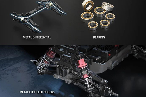 MJX Hyper Go 16210 Brushless RTR 4WD 1:16 Truggy радіокерована машинка