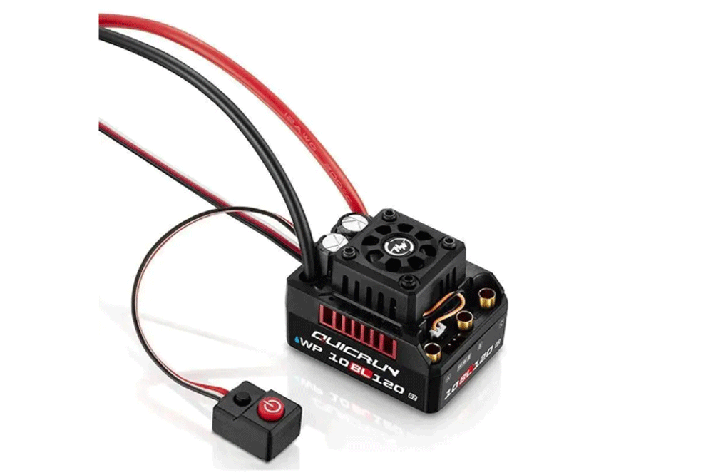 Регулятор швидкості безколекторний HOBBYWING QUICRUN WP-10BL120 G2 SENSORED Brushless ESC 120A