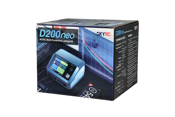 Подвійний зарядний пристрій SkyRC D200 NEO (6S/20A/AC-200W/DC-800W)