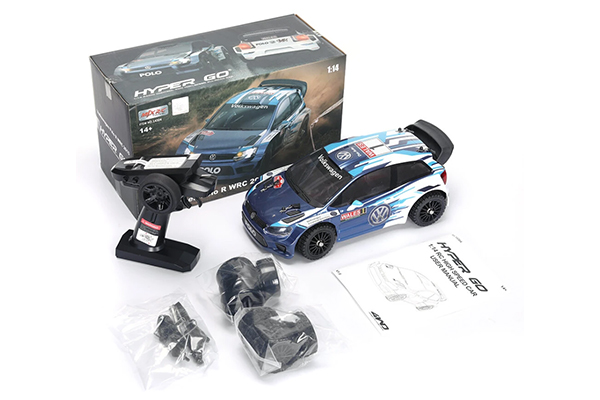 MJX Hyper GO 14304 1/14 Volkswagen Polo R WRC Brushless 4WD RTR Радіокерована машинка