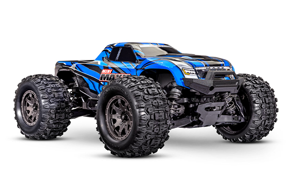Traxxas Mini Maxx Monster Truck 1/16 Brushless  4WD RTR (107154-1 BLUE) Машинка на пульті управління
