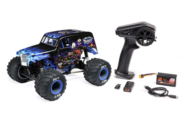 Losi 1/18 Mini LMT 4X4 Brushed RTR Monster Truck Battery & Charger Машинка на радіоуправлінн