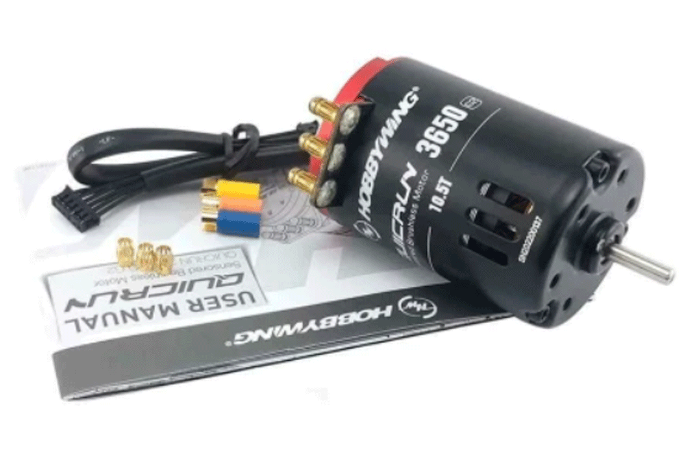 Безколекторний сенсорний мотор HOBBYWING QUICRUN 3650 G2 Sensored Brushless motor 10.5T
