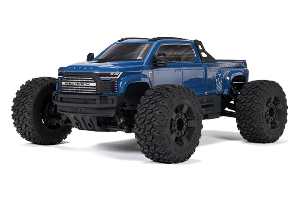 Arrma Big Rock 4X4 V4 223S DSC 1/10 RTR Brushless 4WD Monster Truck (ARA4312V4T3 Blue) Радіокерована машинка