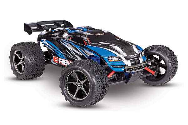 Traxxas E-Revo 1/16 4WD RTR Truck Battery & USB-C Charger (71054-8 Blue) Машинка на пульті