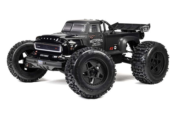 Arrma Notorious 6S BLX Brushless RTR 1/8 Monster Stunt Truck V6 (ARA8611V6T1) Машинка на пульті