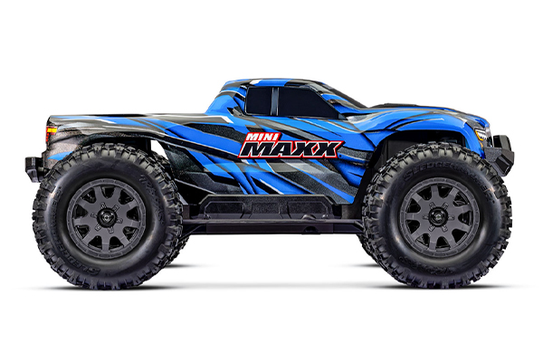 Traxxas Mini Maxx Monster Truck 1/16 Brushless 4WD RTR (107154-1 BLUE) машинка на пульті управління