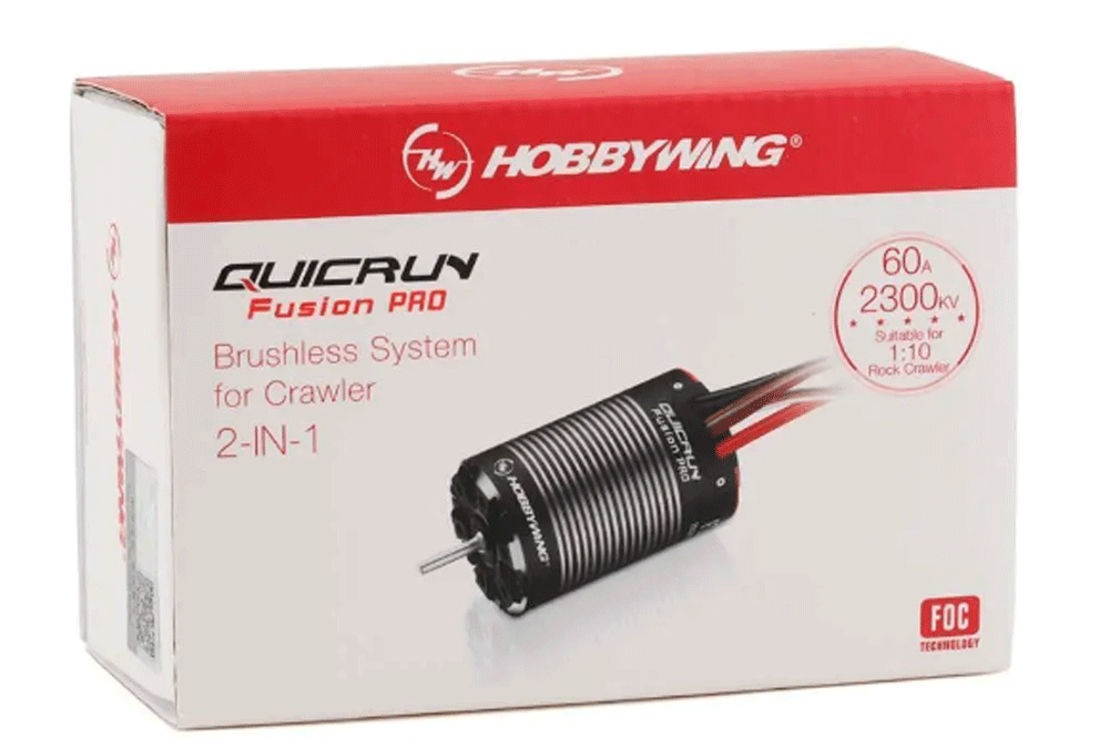 Безколекторна система HOBBYWING QUICRUN Fusion PRO 2300KV 60A 540 spec 2 в 1