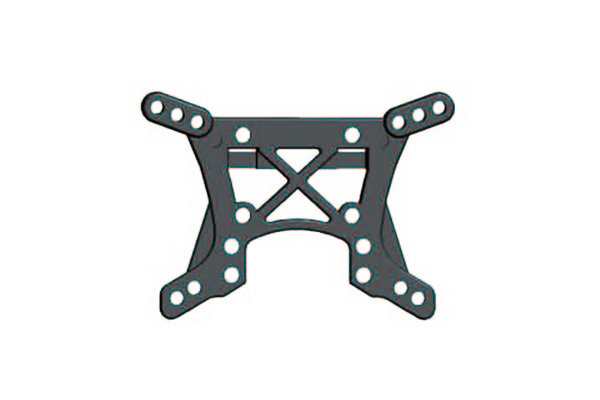 Remo Hobby P2564 тримач амортизаторів (метелик) для моделей 1/16