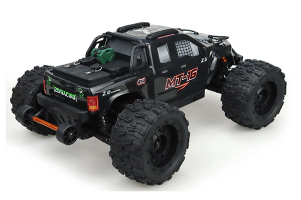 ZD Racing MT16 Monster Truck 1/16 RTR 4WD Brushless радіокерована машинка Black