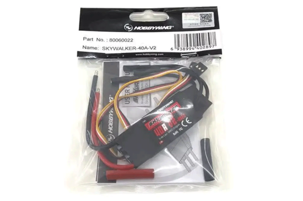 Безколекторний регулятор ходу HOBBYWING Skywalker 40A 3-4S V2 ubec (HW-30802000)