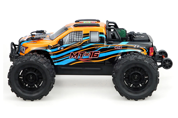 ZD Racing MT16 4WD 1/16 RTR Brushless Monster Truck Orange радіокерована машинка