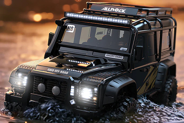 MJX Hyper Go H8H+ Defender 1/8 Brushless Crawler Black машинка на пульті керування