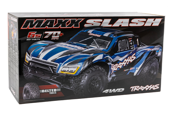 Traxxas Maxx Slash 6S RTR 4WD Brushless Short Course Truck (102076-4 Red) машинка на пульті