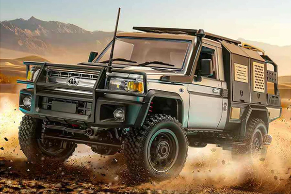 MN82S Toyota LC79 1/12 4WD RTR Off-Road Crawler MN Model Машинка на пульті (Black)