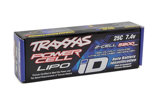 Акумулятор Traxxas LiPo 2S 7.4V 5800mAh 25C w/iD Traxxas Connector 2843X