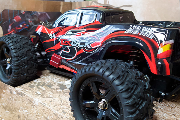 Remo Hobby SMAX 1635 4WD 1/16 Монстер Трак Red Радіокерована машинка