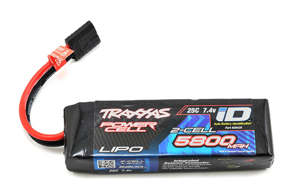 Акумулятор Traxxas LiPo 2S 7.4V 5800mAh 25C w/iD Traxxas Connector 2843X