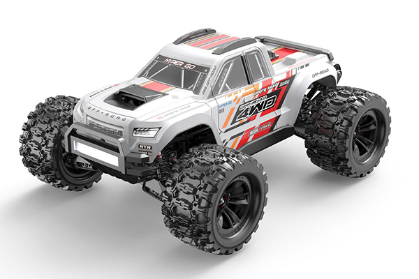 MJX Hyper Go 10208 V2 Brushless 4WD RTR 1:10 Monster Truck (White) Машинка на пульті керування