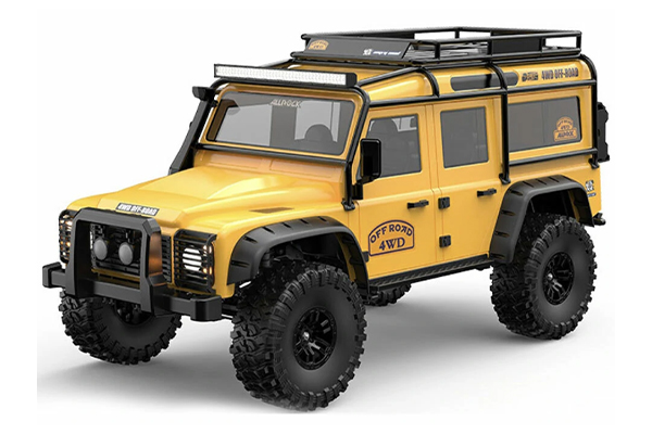 MJX H8H Hyper Go 1:8 Defender Brushless Crawler Yellow машинка на пульті