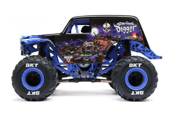 Losi 1/18 Mini LMT 4X4 Brushed RTR Monster Truck Battery & Charger Машинка на радіоуправлінн