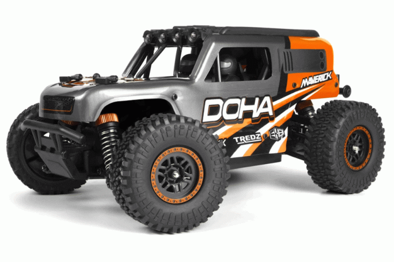 Maverick DOHA 1/20 RTR 4WD Mini Electric Desert Truck (Orange MVK150702) машинка на пульті