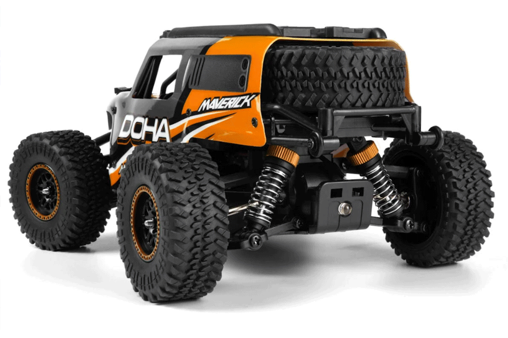 Maverick DOHA 1/20 RTR 4WD Mini Electric Desert Truck (Orange MVK150702) машинка на пульті
