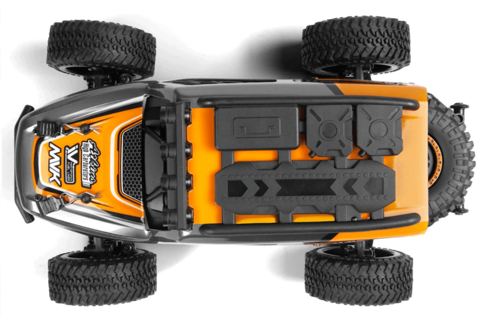 Maverick DOHA 1/20 RTR 4WD Mini Electric Desert Truck (Orange MVK150702) машинка на пульті