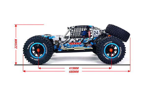ZD Racing DBX-07 Desert Buggy 1/7 4WD радіокерована машинка