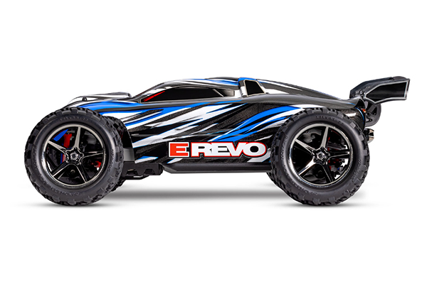 Traxxas E-Revo 1/16 4WD RTR Truck Battery & USB-C Charger (71054-8 Blue) Машинка на пульті