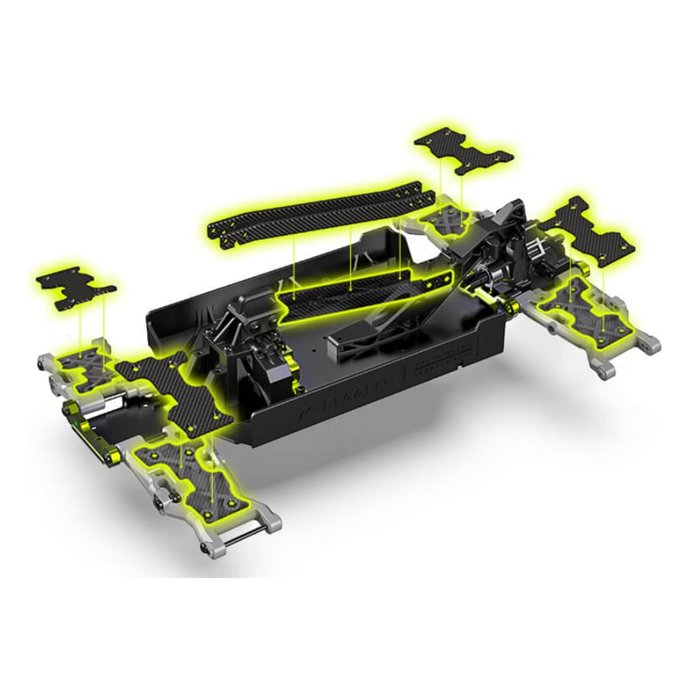 RLAARLO Omni Terminator Carbon V2 1/10 RTR Monster Truck Orange (RZ001O-C) радіокерована машинка