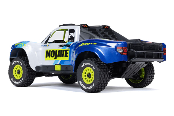 Arrma Mojave Grom MEGA 4WD 380 Brushed 1/16 Electric Desert Truck RTR (2104T2 Blue/White) радіокерована машинка