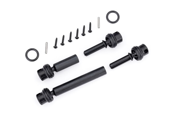 Traxxas TRX-4M – Карданні вали High Trail Center (передні/задні), 9855 black