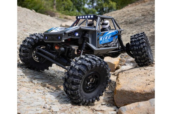 Axial UTB18 Capra 4WS 1/18 RTR 4WD Unlimited Trail Buggy Battery & Charger (1750T1 Blue) радіокерована машинка